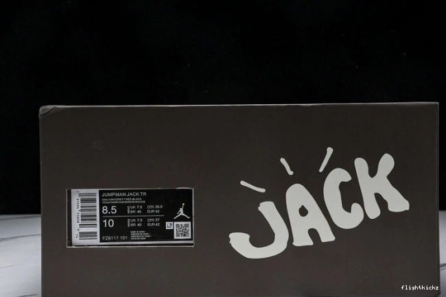 TR FZ8117-101 Travis Jack Jordan Jumpman Red University x Scott 0731